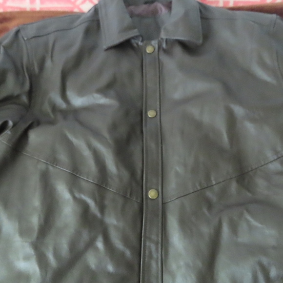 john wayne enterprises leather jacket L - Picture 2 of 9
